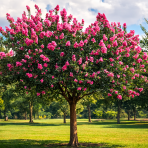 Myrta krepová (Lagerstroemia Indica) ´ROSEA GRASSI´ - výška 150-180 cm, kont. C10L (-15°C) NA KMIENKU 